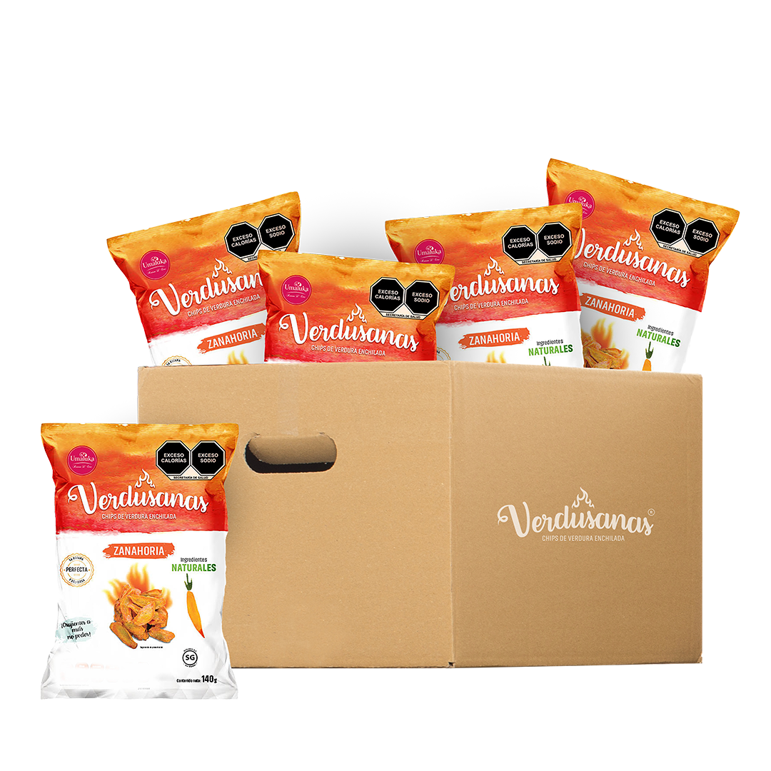 Caja Verdusanas ZANAHORIA 140gr (4 pzs)