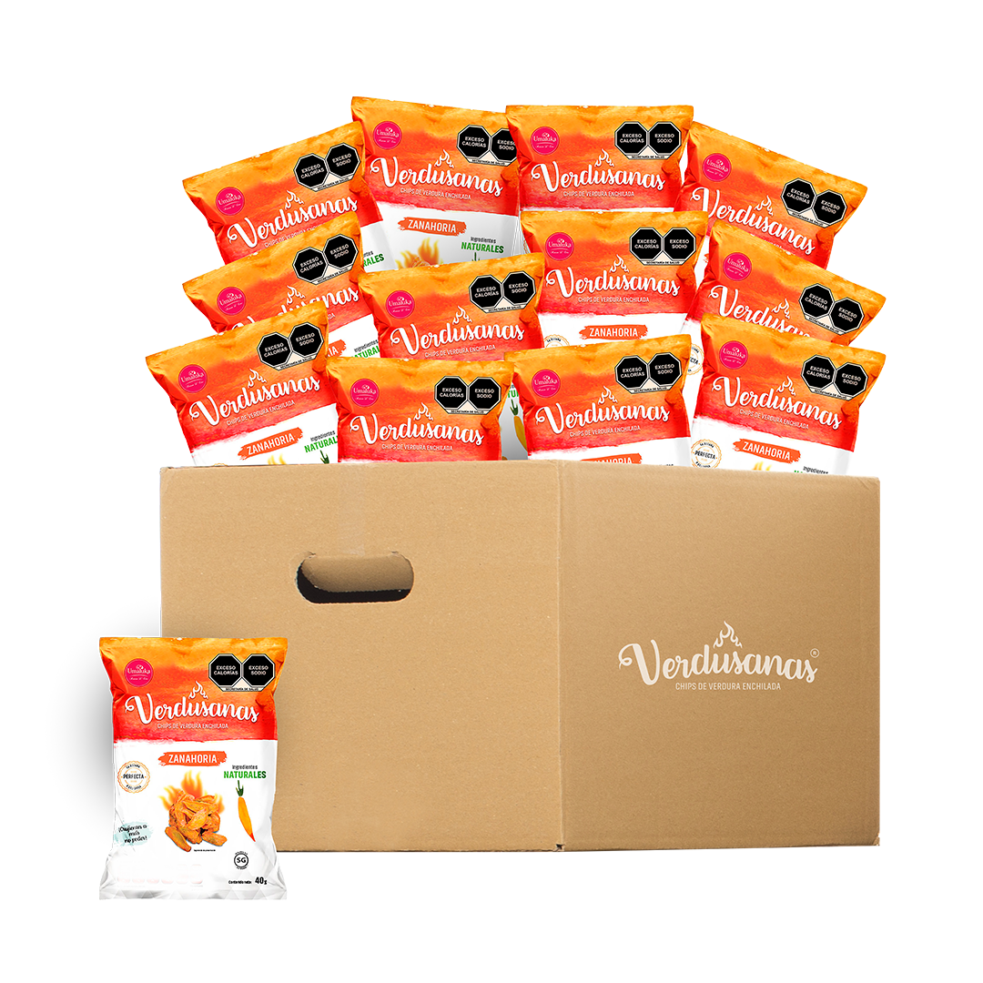 Caja Verdusanas ZANAHORIA 40gr (12 pzs)