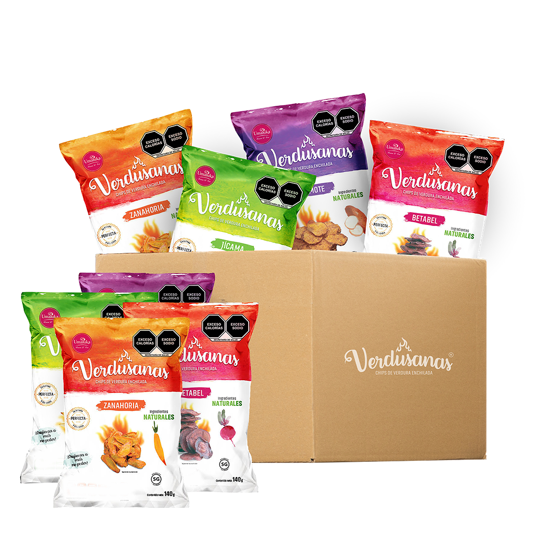 Caja Verdusanas MIX  140gr (4 pzs)