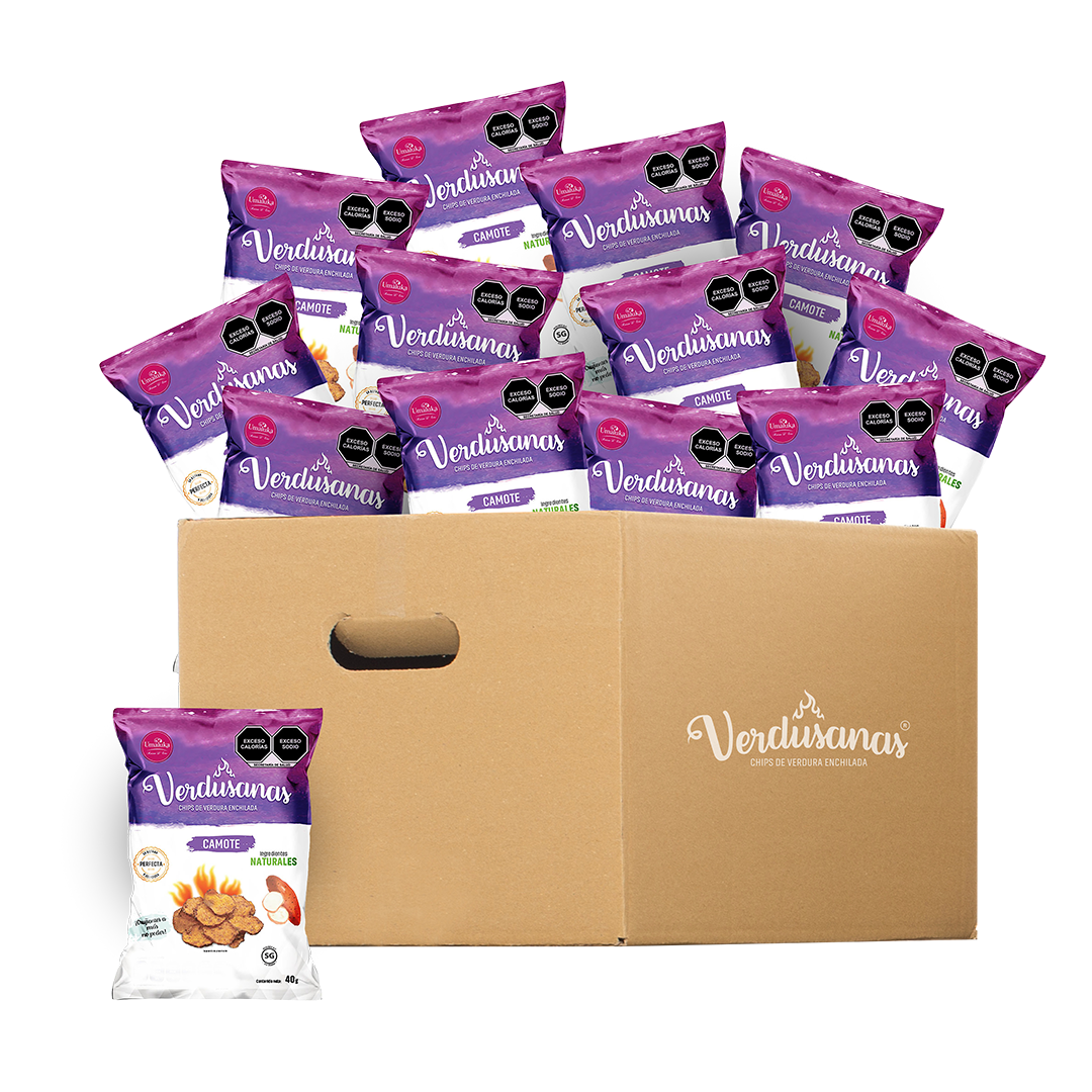 Caja Verdusanas CAMOTE  40gr (12 pzs)